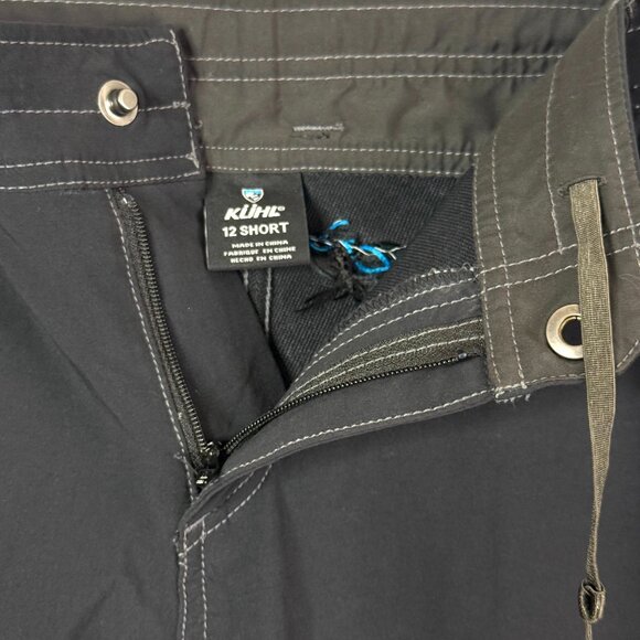 Kuhl Hiking Cargo Nylon Stretch Cargo Outdoor Pants Womens 12 Petite Blue Gray - Picture 2 of 11